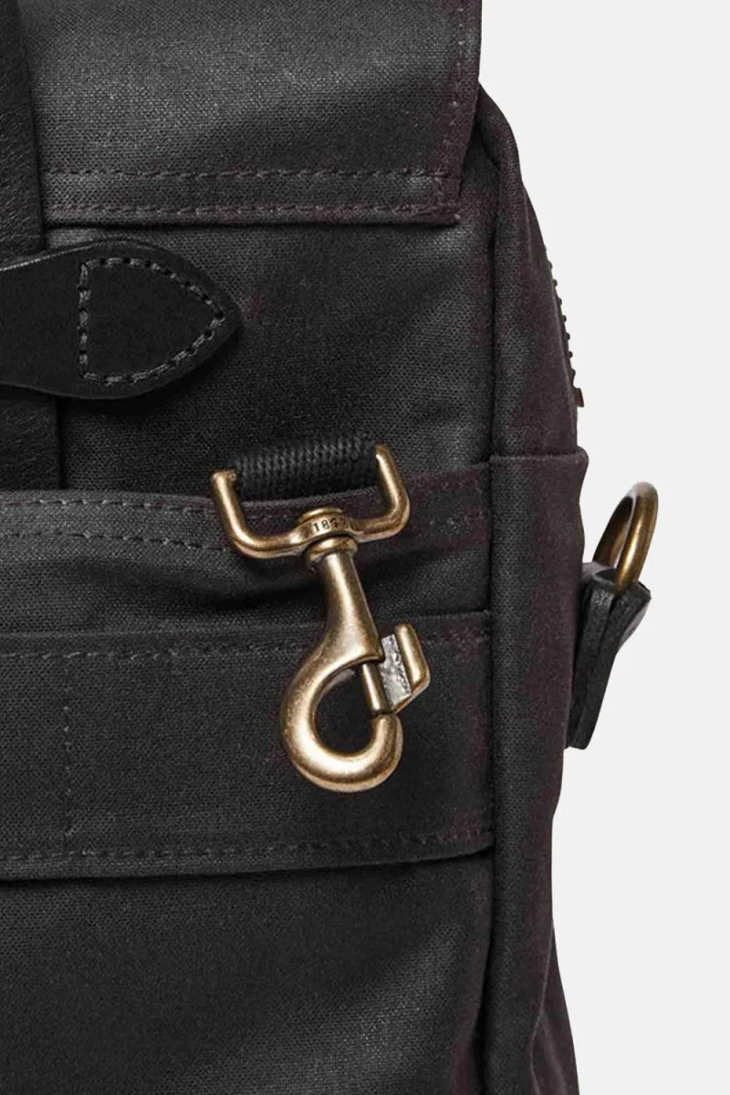 Filson 24-Hour Hour Tin Cloth Briefcase (Cinder Black) - Image 2