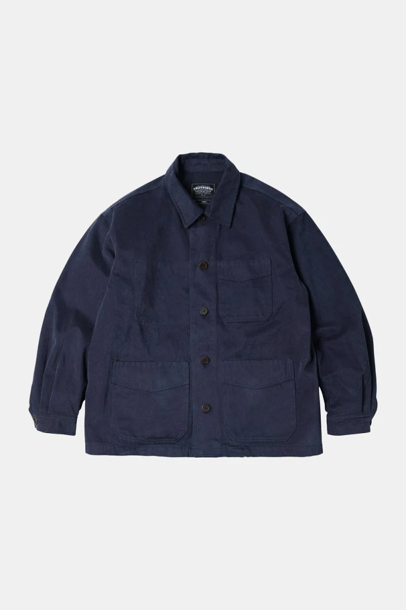 Frizmworks Jungle Moleskin French Work Jacket (Navy) - Image 4