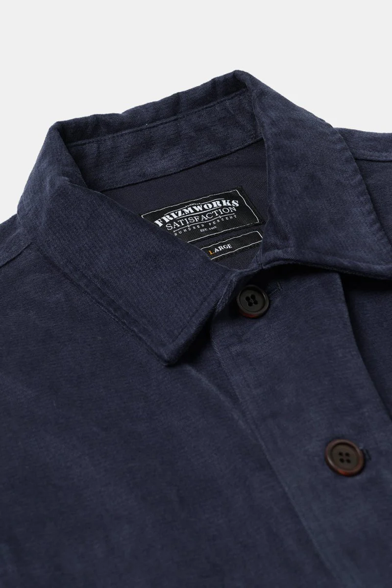 Frizmworks Jungle Moleskin French Work Jacket (Navy) - Image 9