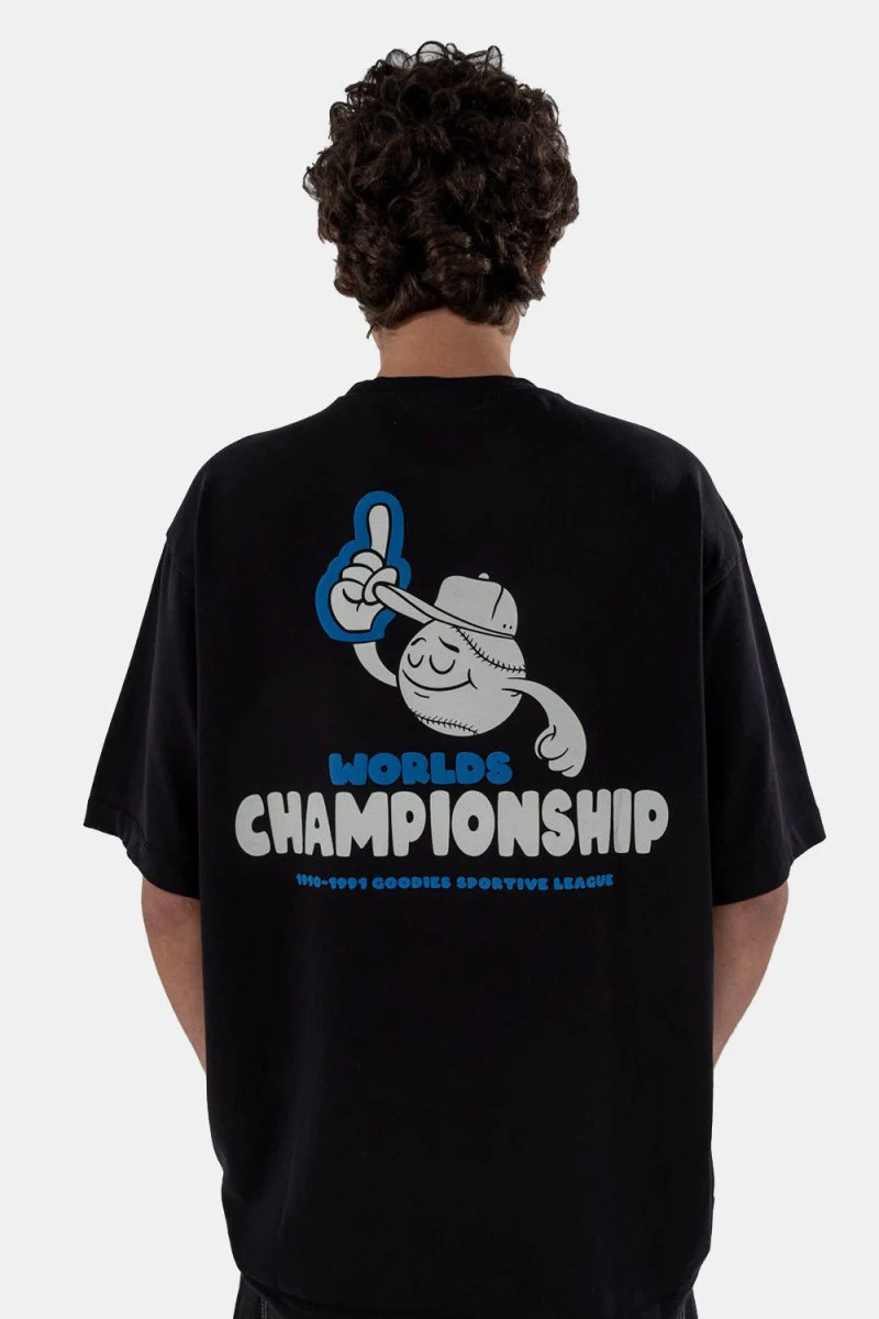 Goodies Sportive Championship T-Shirt (Black) - Image 2