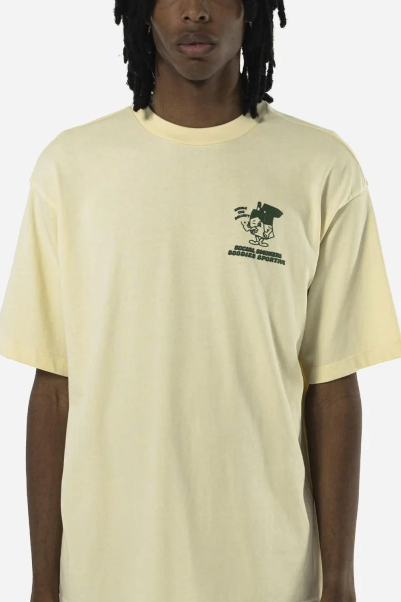 Goodies Sportive Social Smokers T-Shirt (Butter)