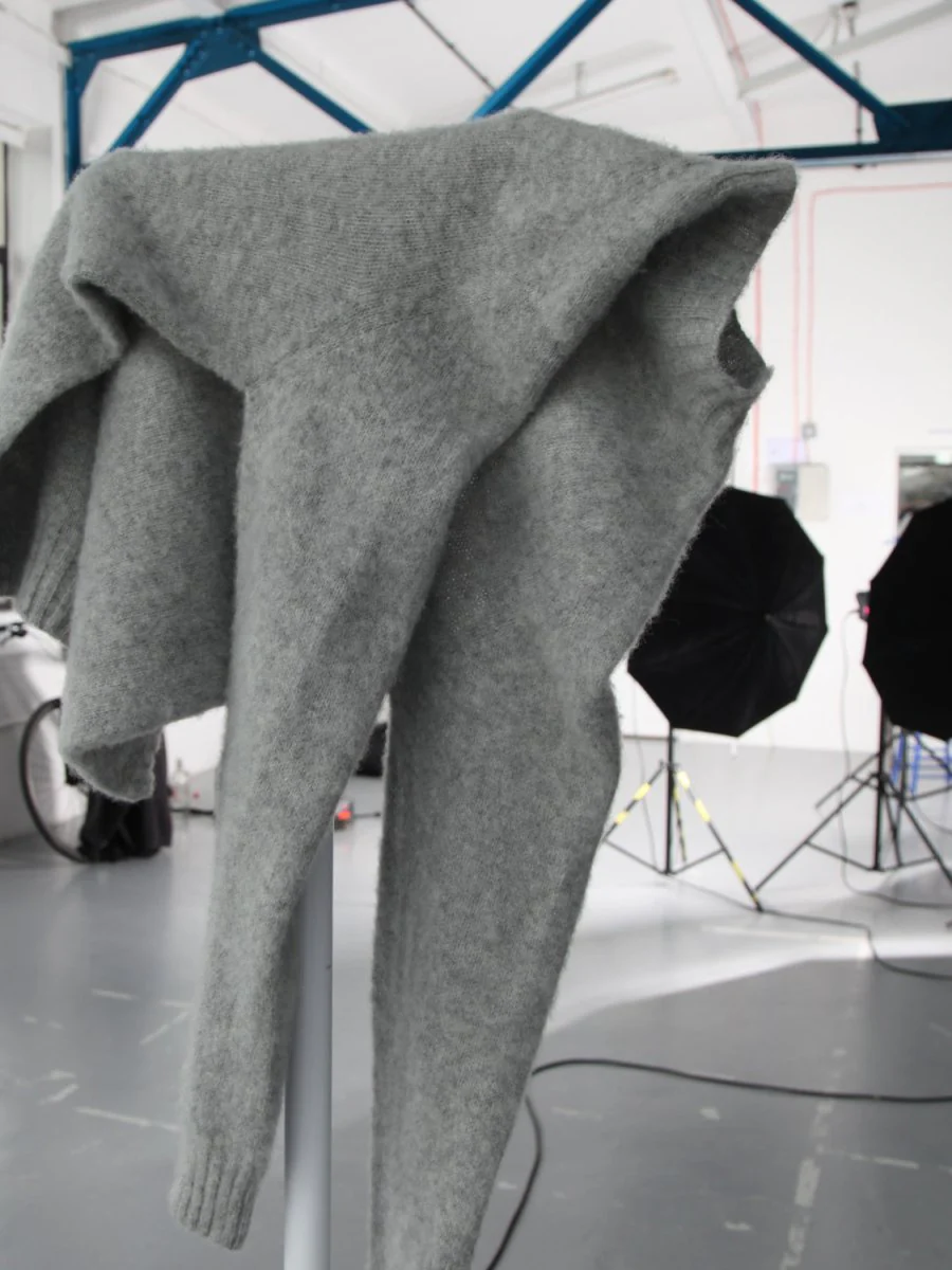 Half Dozen Shaggy Double-Brushed High Neck Crew (Silver Grey) - Image 21
