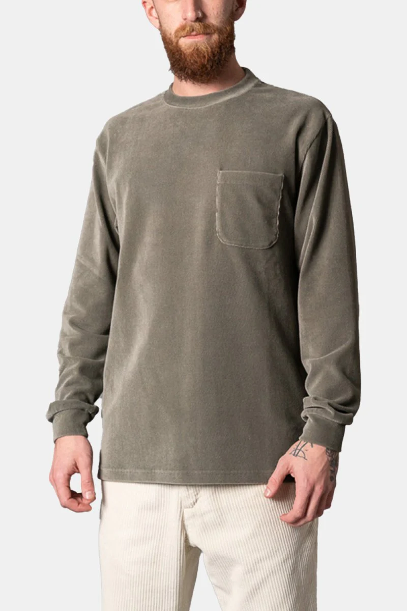 La Paz Duarte L/S T-Shirt (Ribbed Military Green)