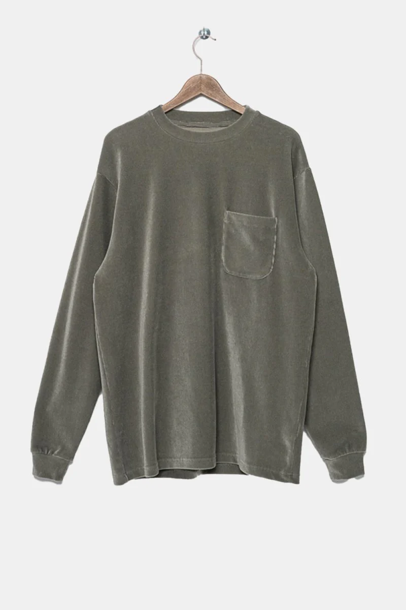 La Paz Duarte L/S T-Shirt (Ribbed Military Green) - Image 2