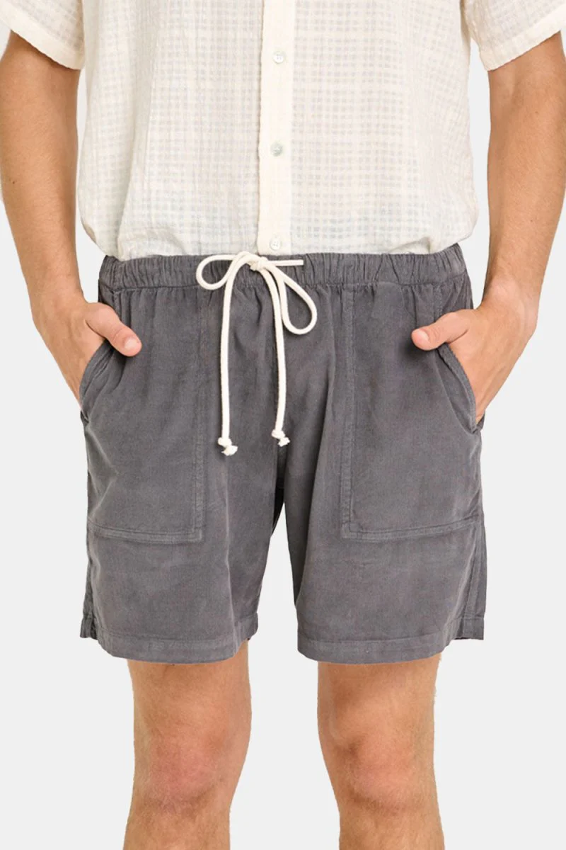 La Paz Formigal Baby Cord Beach Shorts (Smoked Pearl)