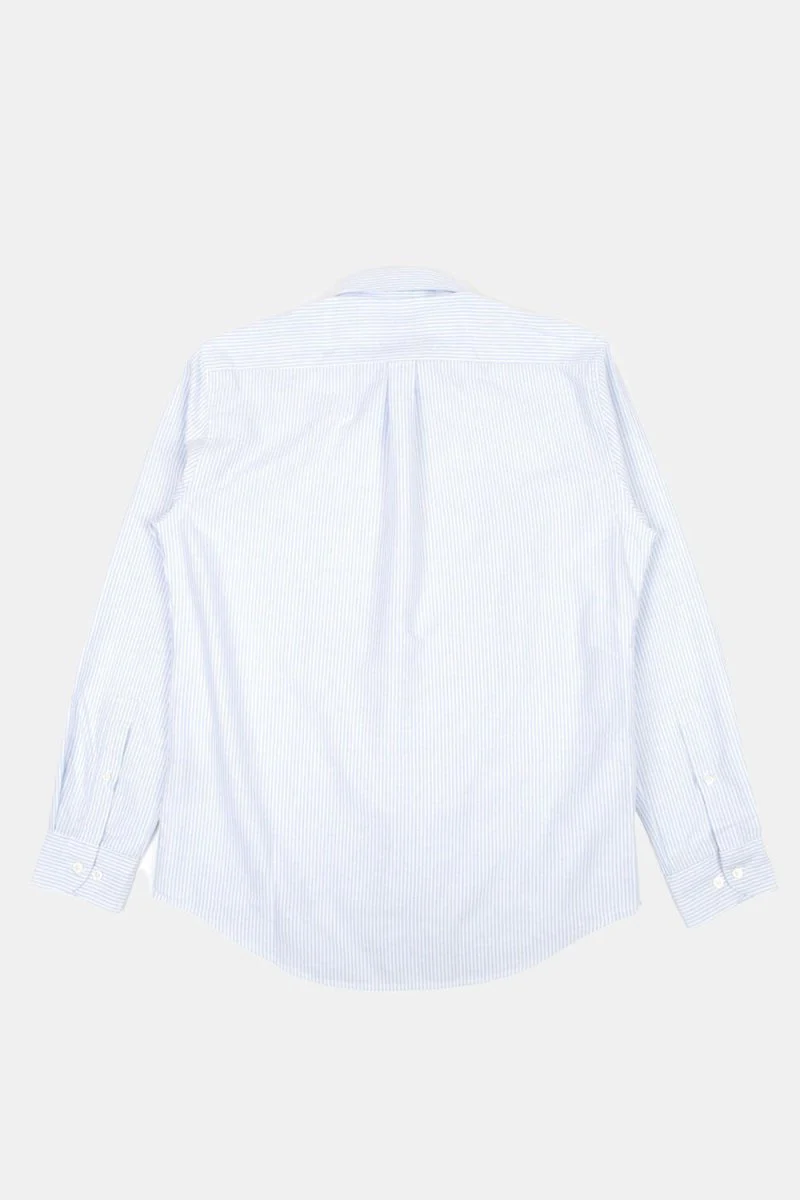 Portuguese Flannel Belavista Stripe Shirt (Sky) - Image 3
