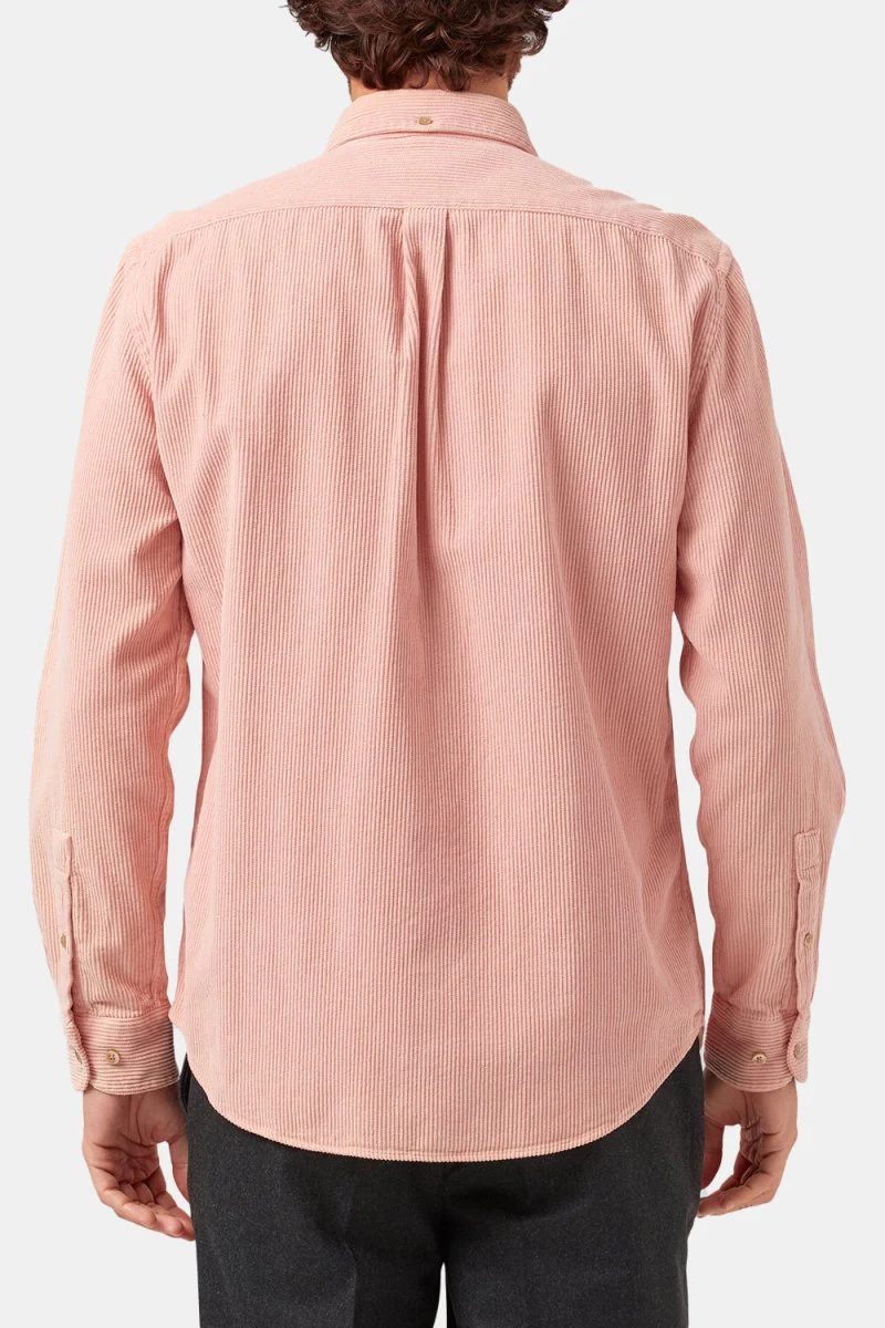 Portuguese Flannel Thick Lobo Cotton-Corduroy Shirt (Old Rose Pink) - Image 4