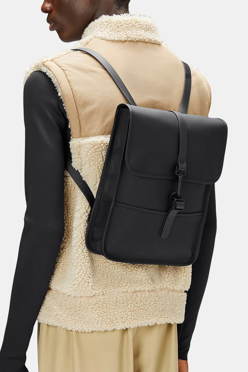 Rains Backpack Micro W3 (Black) - Image 2