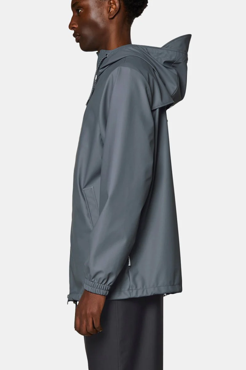 Rains Waterproof Storm Breaker Jacket (River Blue) - Image 4