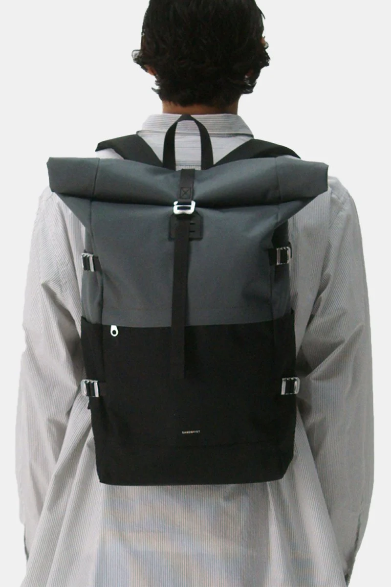 Sandqvist Icon Rolltop Backpack L (Multi Dark) - Image 2