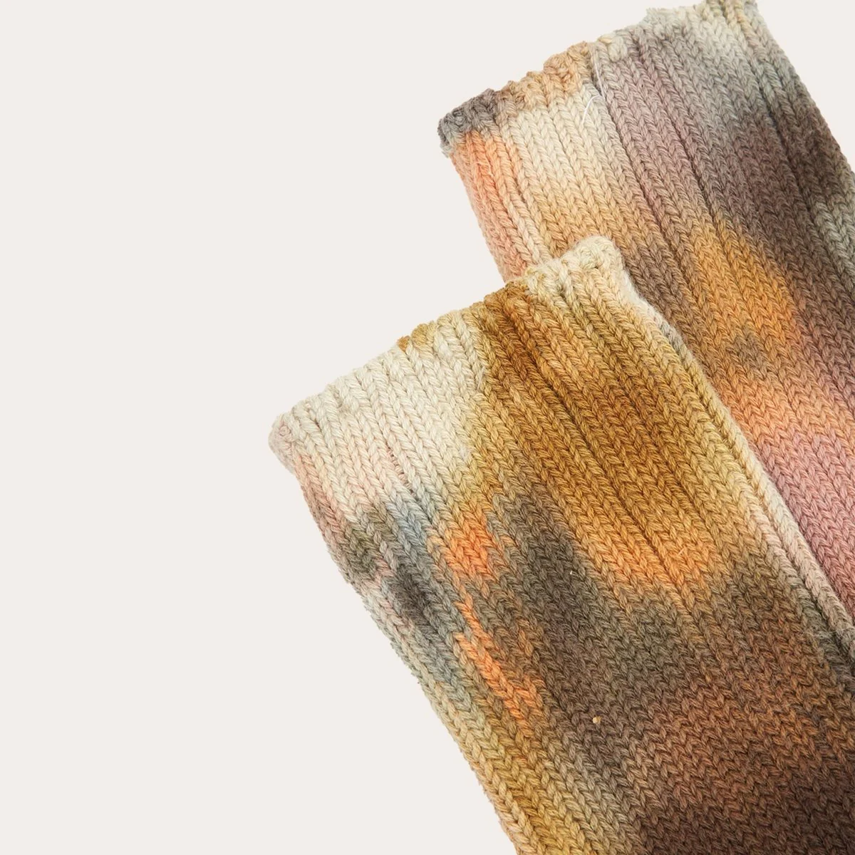Anonymous Ism Scatter Dye Crew Sock - Brown/Orange/Beige - Image 4