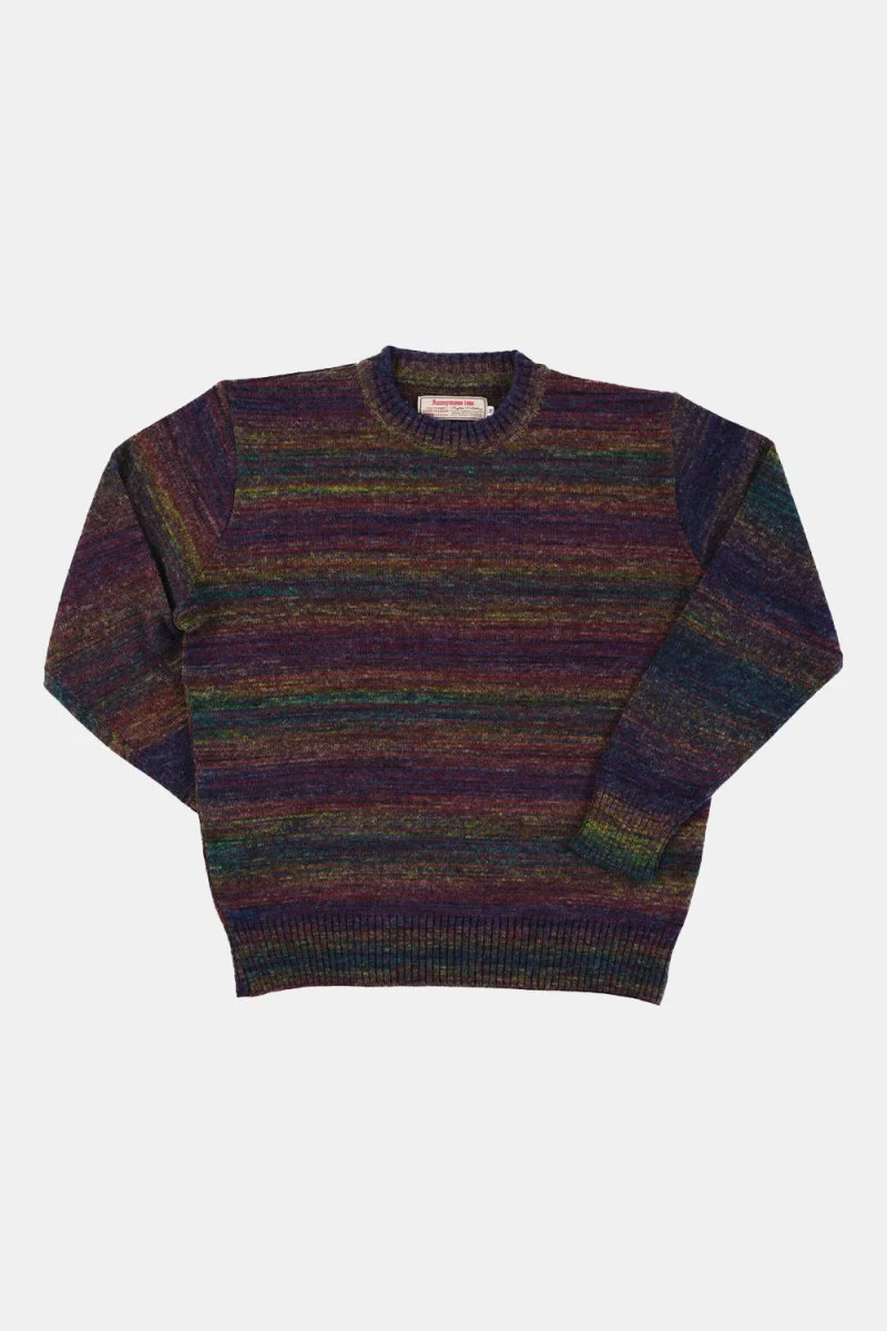 Anonymous Ism Splash Crew Knit (Moss)