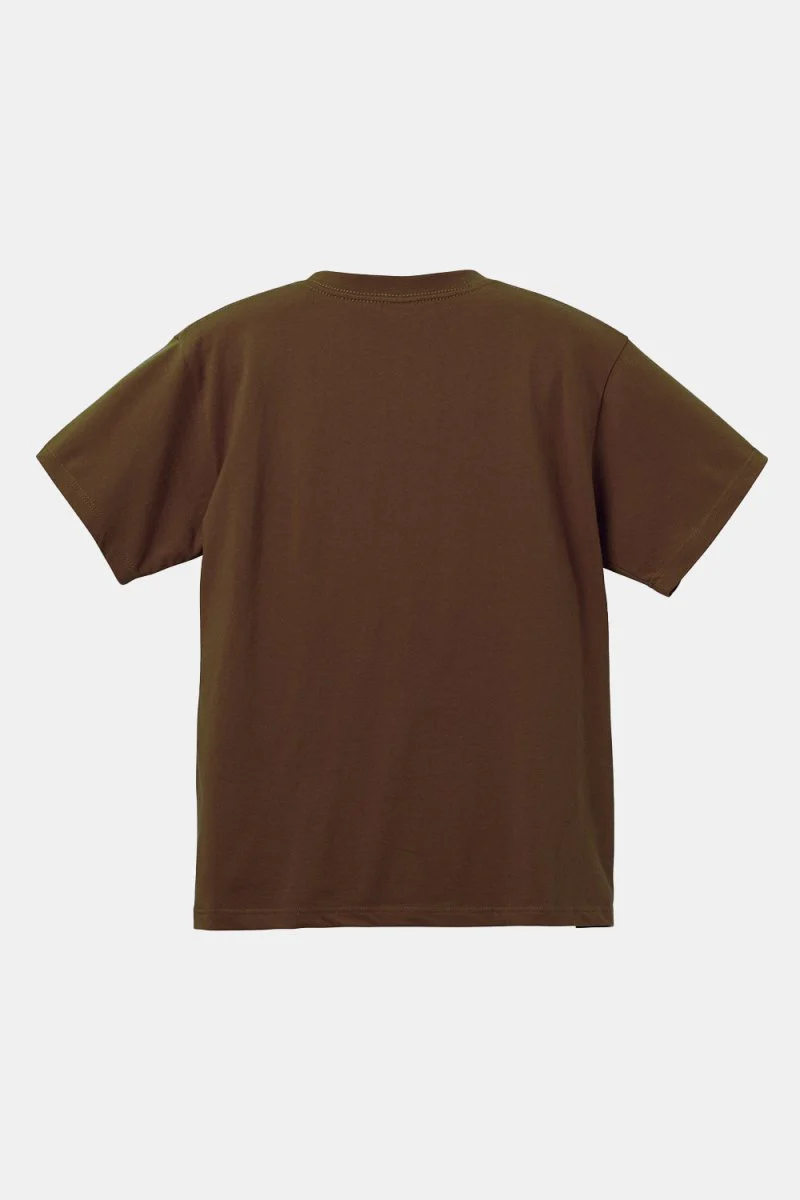 United Athle 5942 Classic Heavyweight 6.2oz T-shirt (Dark Brown) - Image 2