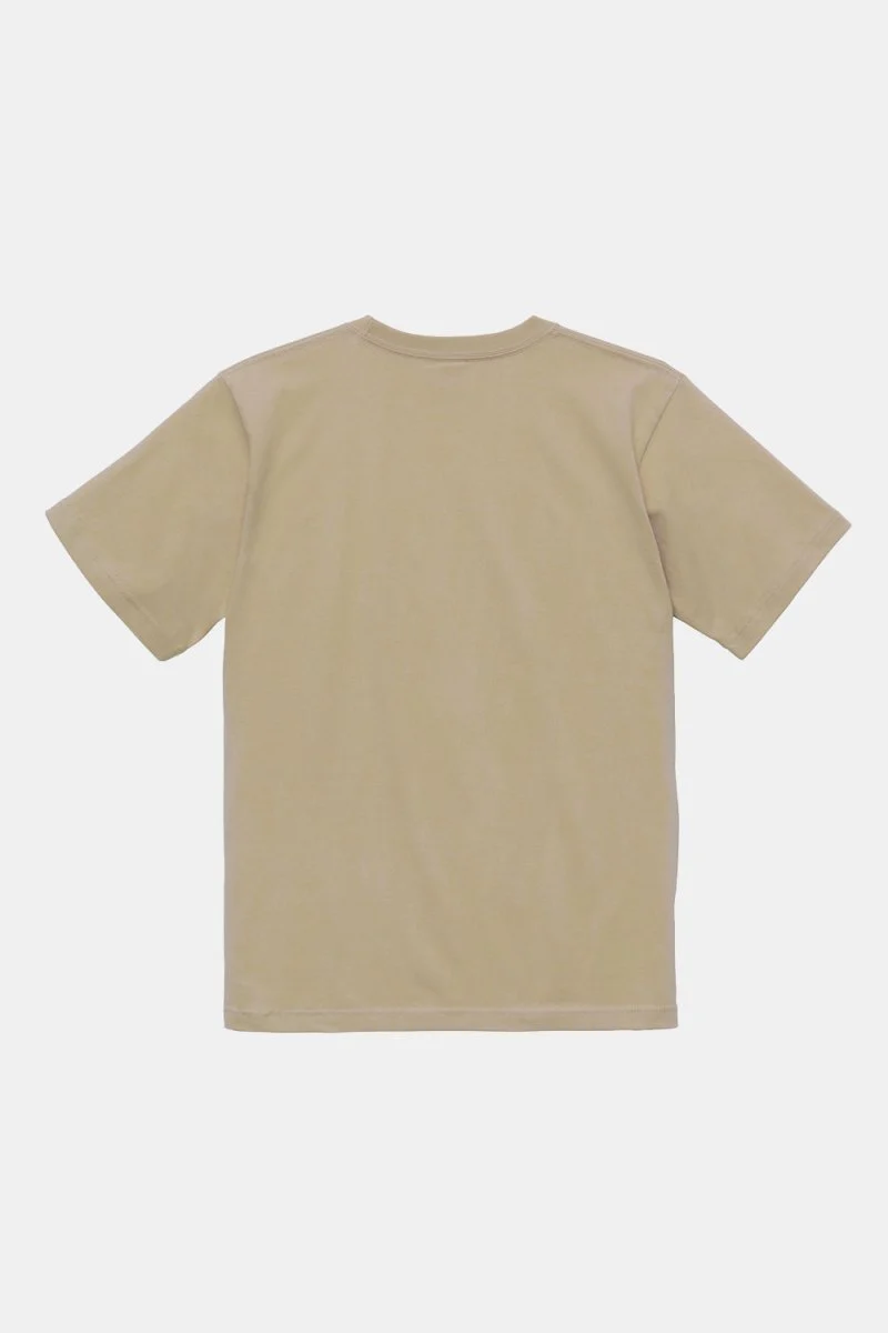 United Athle 5942 Classic Heavyweight 6.2oz T-shirt (Sand Khaki) - Image 2