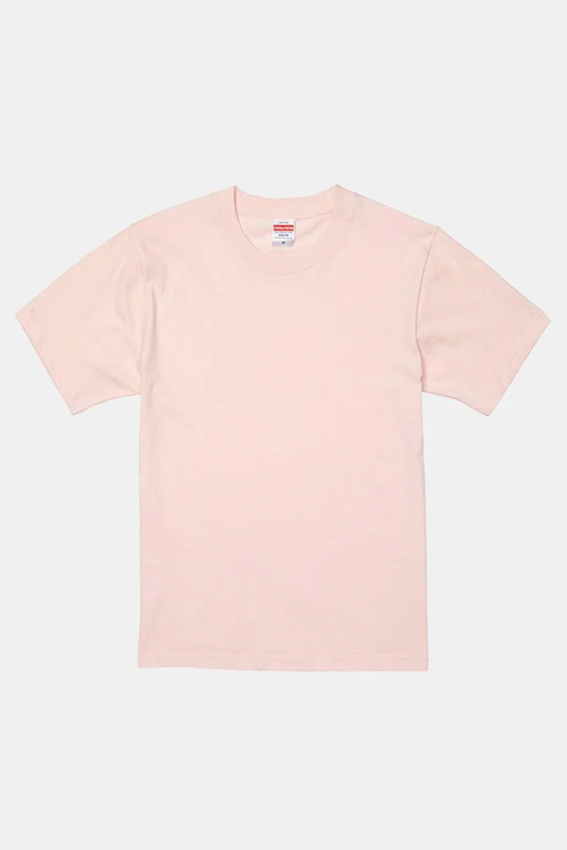 United Athle 5942 Classic Heavyweight 6.2oz T-shirt (Baby Pink)