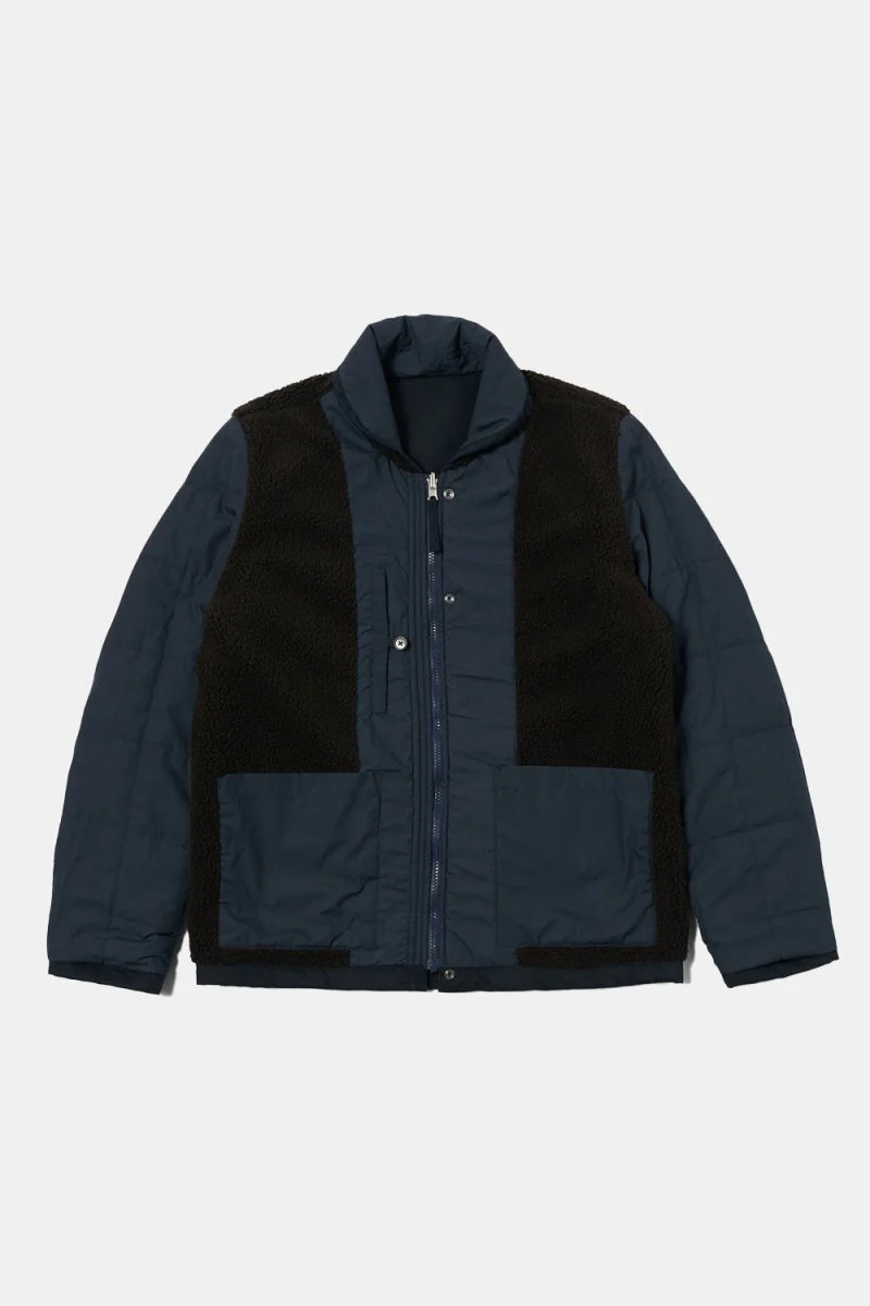 Universal Works Reversible N1 Jacket (Navy/Brown) - Image 11