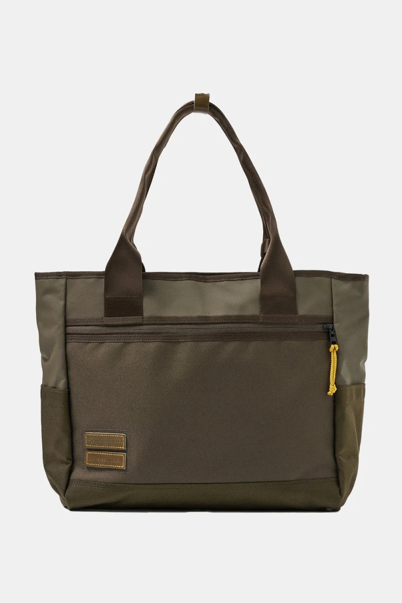 Universal Works x Master-Piece Tote Bag (Olive Recycled Tech Canvas)