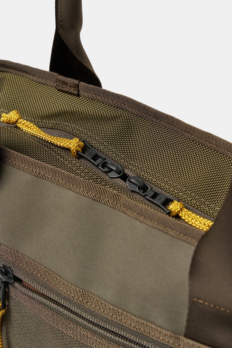 Universal Works x Master-Piece Tote Bag (Olive Recycled Tech Canvas) - Image 5